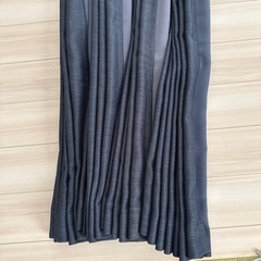 ニトリ　カーテン　ネイビーの画像