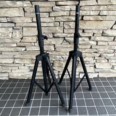 メーカー不明 PAスピーカースタンド ペア 25K 北HH3の画像