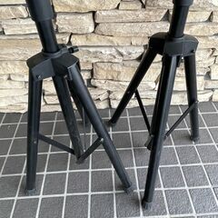メーカー不明 PAスピーカースタンド ペア 25K 北HH3の画像