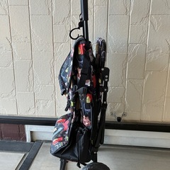 美品　ショッピングカート折り畳み式、椅子つき　大容量40Lの画像