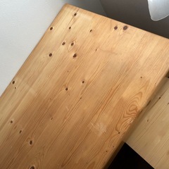 コンパクト学習机　キャビネット付の画像