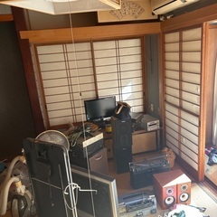 家具、テレビ、ジャンク家電、古いエアコン、家具調電気ごたつの画像