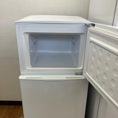 「安心の6ヶ月保証付。【２ドア冷蔵庫 IRIS OHYAMA 2019年製 118L】取りに来れる方限定。」の画像