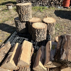 薪　キャンプバーベキュー広葉樹クヌギ　ナラ
の画像