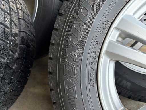 【バリ山】スタッドレスホイール４本セット PCD100 プリウス等に！