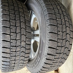 【バリ山】スタッドレスホイール４本セット PCD100 プリウス等に！の画像