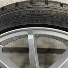 195/45R17 スタッドレスタイヤ ホイールセットの画像