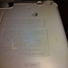 KENWOOD　MDパーソナルステレオシステム　MDX-L1　2010年製の画像