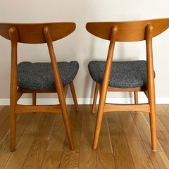 【美品】オシャレ椅子 2脚セットの画像