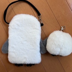 シマエナガ　小物入れ　キーホルダーの画像