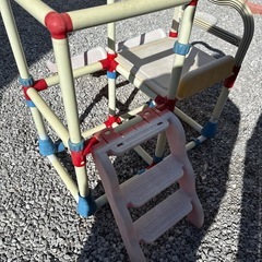 無料！ベビー用ジャングルジム　滑り台付き
の画像