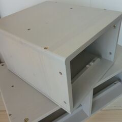 無料差し上げます　未使用/新品　ラック　棚作成　収納　DIY素材に　2点セットの画像