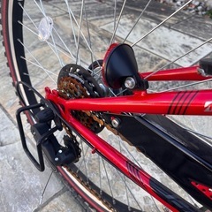 子供用自転車　24インチ　赤の画像