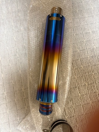 マーベリックMV97チタングラデーションサイレンサーバイクマフラー