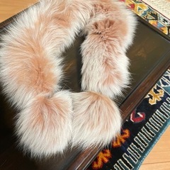 2個セット　リアルファー　ティペット　マフラーの画像