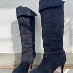 美品☆ロングブーツ24cm ヒール11cmの画像