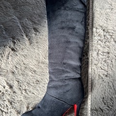 美品☆ロングブーツ24cm ヒール11cmの画像