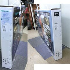 ② 新品 ハイセンス 液晶テレビ ５０Ｖ型 ４Ｋチューナー内蔵 ＨＤＲ対応 2025年製 50E65K ハイセンス TV 札幌 西野店の画像