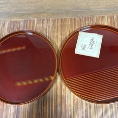 飛騨春慶塗のお盆などのセットの画像