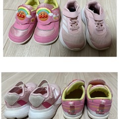 【美品】まとめ売り　ベビー・ガールズ　シューズ　14〜15cmの画像