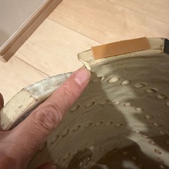 陶器のライトの画像