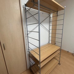 【お譲り先決定】お返事できず申し訳ありません　
ハンガーラックの画像