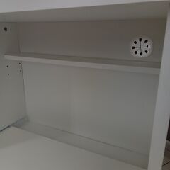 ★リユースのサカイ日立店★HJ8364 NITORI レンジ台 ホワイト H89×D39.5×W60 クリーニング済み の画像