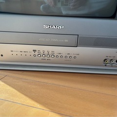 テレビデオ　SHARPの画像