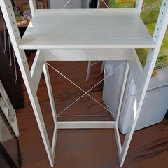 キッチンマルチラック　冷蔵庫上ラック　収納　棚高さ調節可　アイボリー　木目調　サイズ（約）幅60×奥41×高180　　■近隣配送無料 買取GO‼　栄和店の画像