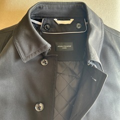 コナカ　ジョンピアース ブラック ビジネス　コート Lの画像