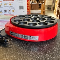 M2511-348 おもろいたこ焼き ワイワイゲーム 電気たこ焼きプレート KS-2528 年式不明 通電確認済み 使用感有り 外箱キズ汚れ有り　の画像