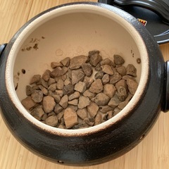 取引き中　石焼いも　石付き釜の画像