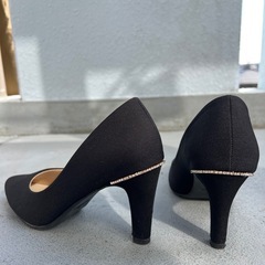 フォーマルパンプス Ｌ ヒール8cmの画像