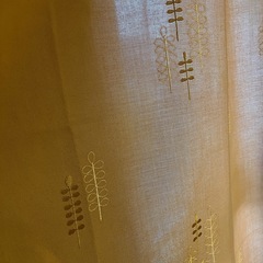 カーテン カーテンレール 木製 200cmの画像