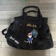 美品　elle golf キャラクター刺繍 中型キャリーケースの画像