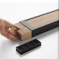 猫　爪とぎ　ケース　山崎実業の画像