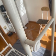 2連ハンガーラックの画像