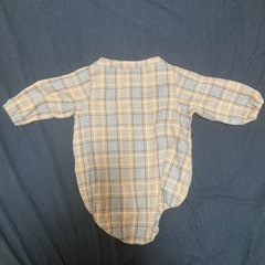 PAIR MANON チェック 長袖ロンパースの画像