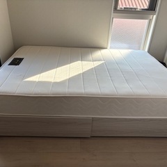 ダブルベットフレームあげますの画像