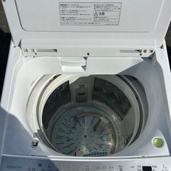 HITACHI 洗濯機　早期引取希望の画像