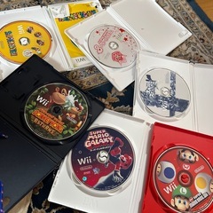 wii本体とwiifitとソフト色々の画像