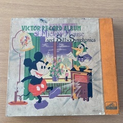 「レア　希少」Disney ディズニー　ミッキーマウス　SPレコードの画像