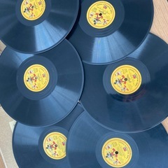 「レア　希少」Disney ディズニー　ミッキーマウス　SPレコードの画像