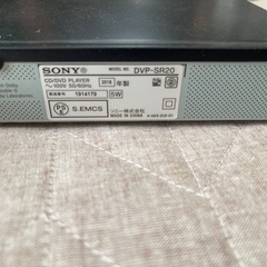 SONY DVP-SR20(2016年製) DVDプレーヤーの画像