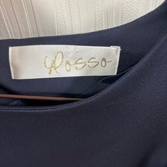 【美品】アーバンリサーチ ロッソ ROSSO レディース フォーマルワンピース ネイビー フリーサイズの画像