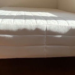 【無印良品】セミダブルベッド　足付きマットレス　引き取り希望の画像