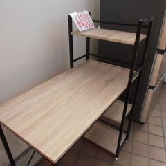 633＃　中古　パソコンデスク　ブラウンの画像