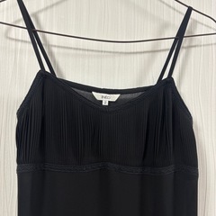 INED イネド レディース キャミソール ワンピース キャミワンピース サイズ2 黒の画像
