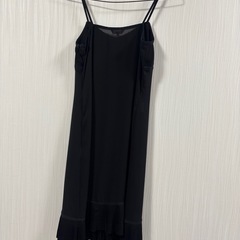 INED イネド レディース キャミソール ワンピース キャミワンピース サイズ2 黒の画像