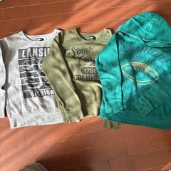 男の子　トレーナー　パーカー　シャツ　6枚セット　サイズ140cmの画像